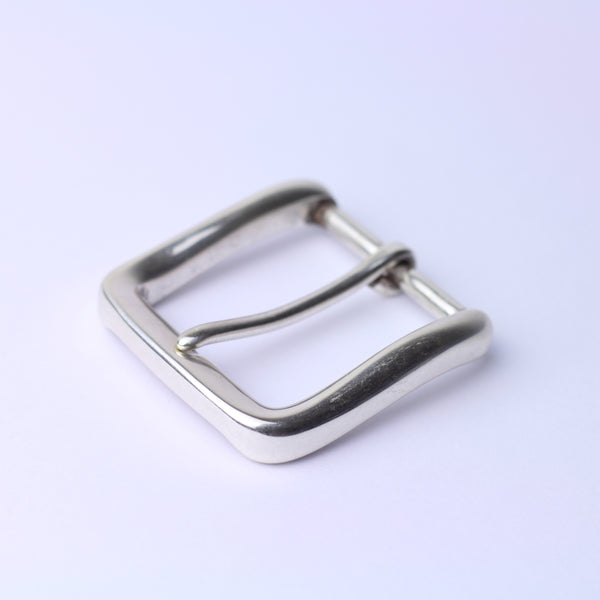 Solid brass buckle 40mm special silver