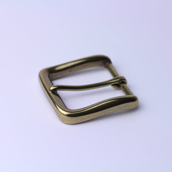 Solid brass buckle 40mm antic brass