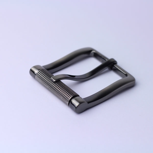 Zinc roller buckle 40mm satin gun