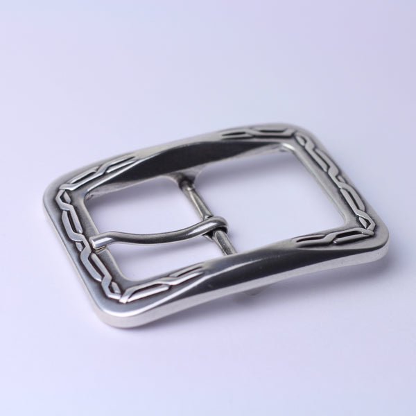 Zinc buckle 40mm special silver