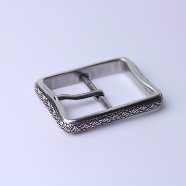 Zinc buckle 40mm special silver