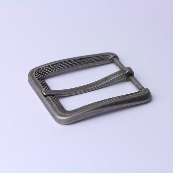 Zinc buckle 40mm matt old nickel