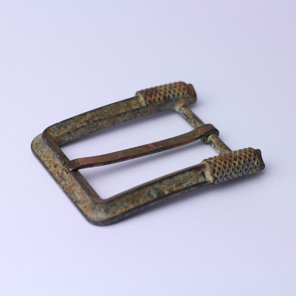 Zinc buckle 40mm vintage brown