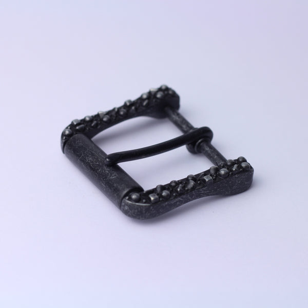 Zinc roller buckle 40mm black destroyed